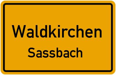 Straßenverzeichnis Waldkirchen Sassbach