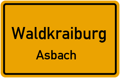 Straßenverzeichnis Waldkraiburg Asbach