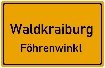 Straßenverzeichnis Waldkraiburg Föhrenwinkl