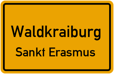 Straßenverzeichnis Waldkraiburg Sankt Erasmus