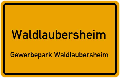 Straßenverzeichnis Waldlaubersheim Gewerbepark Waldlaubersheim