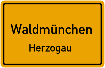 Straßenverzeichnis Waldmünchen Herzogau