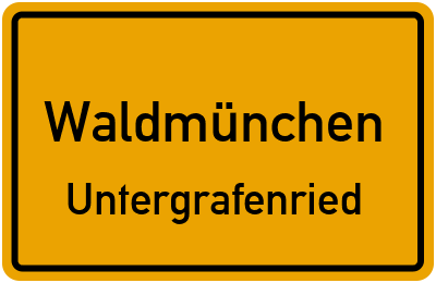 Straßenverzeichnis Waldmünchen Untergrafenried