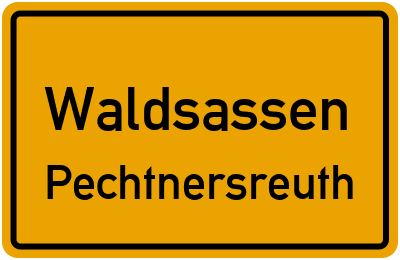 Straßenverzeichnis Waldsassen Pechtnersreuth