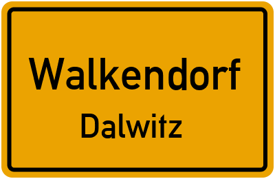 Straßenverzeichnis Walkendorf Dalwitz