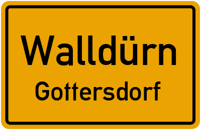 Straßenverzeichnis Walldürn Gottersdorf