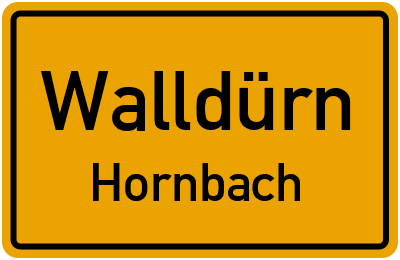 Straßenverzeichnis Walldürn Hornbach