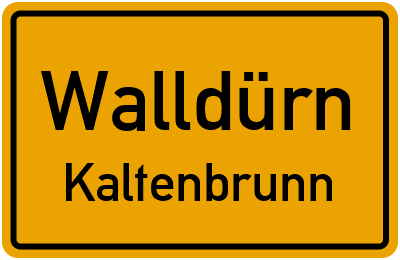 Straßenverzeichnis Walldürn Kaltenbrunn