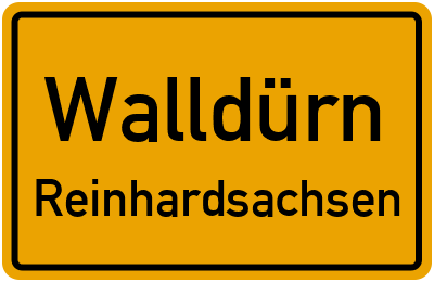 Straßenverzeichnis Walldürn Reinhardsachsen