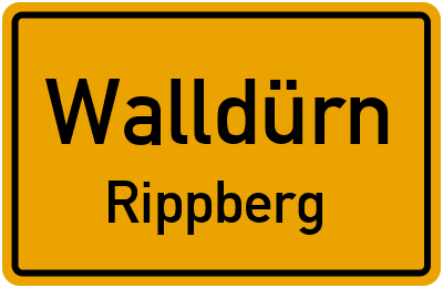 Straßenverzeichnis Walldürn Rippberg