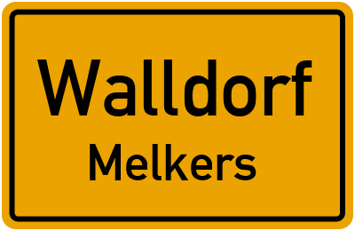Straßenverzeichnis Walldorf Melkers