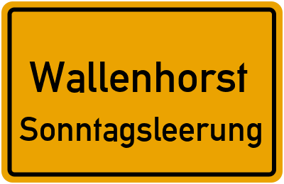 Briefkastenleerung am Sonntag in Wallenhorst