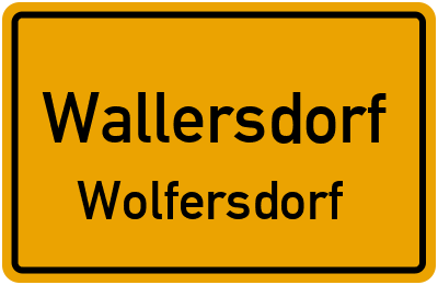 Straßenverzeichnis Wallersdorf Wolfersdorf