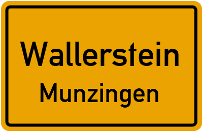 Straßenverzeichnis Wallerstein Munzingen