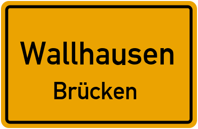 Straßenverzeichnis Wallhausen Brücken