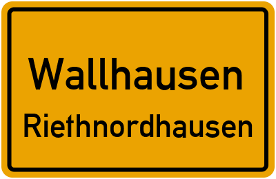 Straßenverzeichnis Wallhausen Riethnordhausen