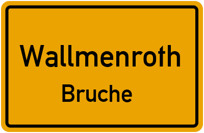 Straßenverzeichnis Wallmenroth Bruche