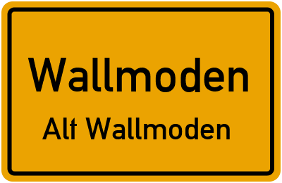 Straßenverzeichnis Wallmoden Alt Wallmoden