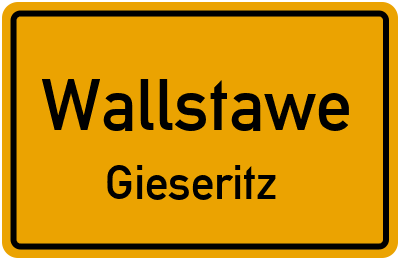 Straßenverzeichnis Wallstawe Gieseritz