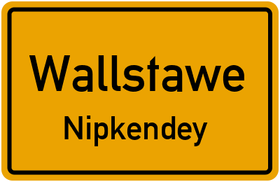 Straßenverzeichnis Wallstawe Nipkendey