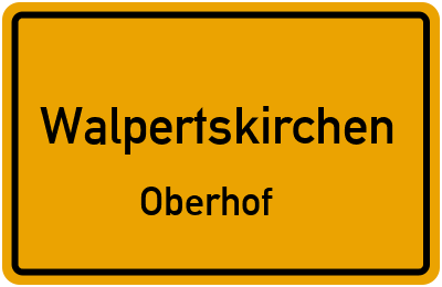 Straßenverzeichnis Walpertskirchen Oberhof