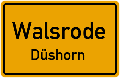 Straßenverzeichnis Walsrode Düshorn