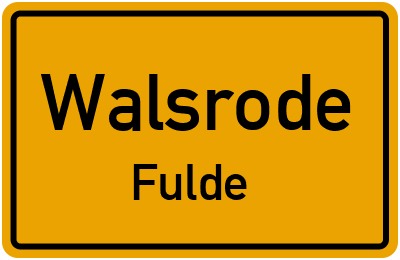 Straßenverzeichnis Walsrode Fulde