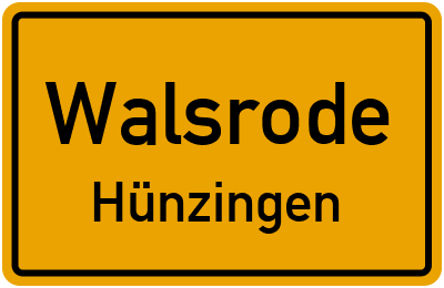 Straßenverzeichnis Walsrode Hünzingen