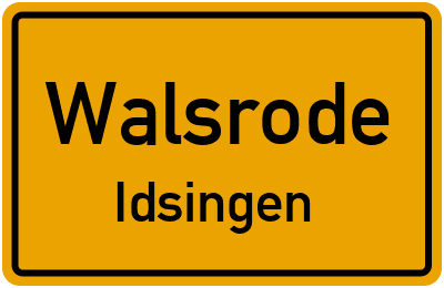Straßenverzeichnis Walsrode Idsingen