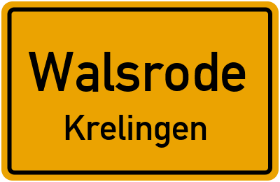 Straßenverzeichnis Walsrode Krelingen