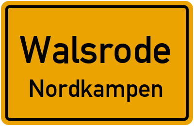 Straßenverzeichnis Walsrode Nordkampen