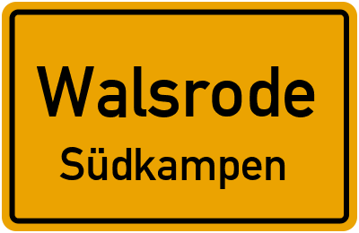 Straßenverzeichnis Walsrode Südkampen