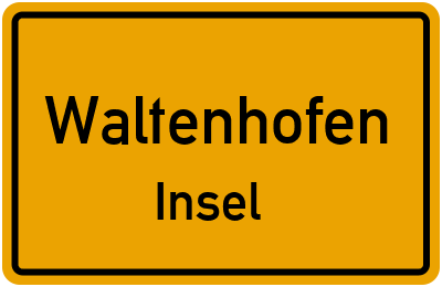 Straßenverzeichnis Waltenhofen Insel