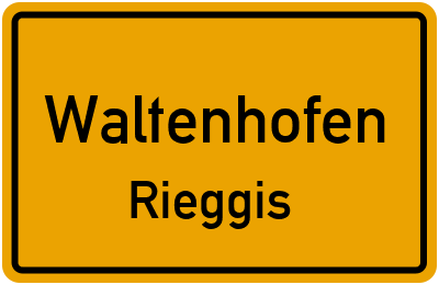 Straßenverzeichnis Waltenhofen Rieggis