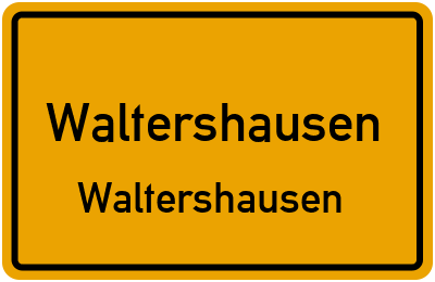 Straßenverzeichnis Waltershausen Waltershausen