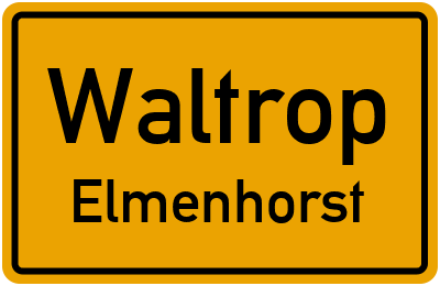 Straßenverzeichnis Waltrop Elmenhorst
