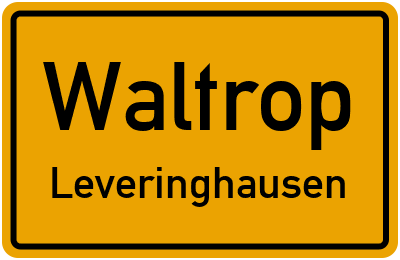 Straßenverzeichnis Waltrop Leveringhausen