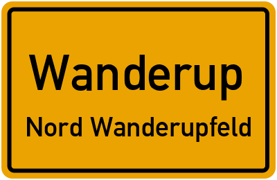 Straßenverzeichnis Wanderup Nord Wanderupfeld