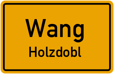 Straßenverzeichnis Wang Holzdobl