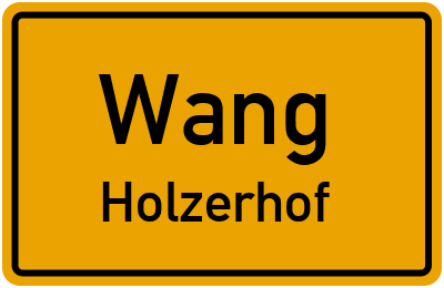 Straßenverzeichnis Wang Holzerhof