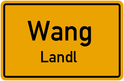 Straßenverzeichnis Wang Landl