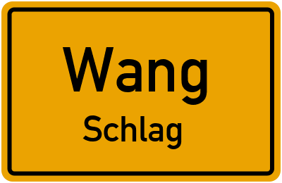 Straßenverzeichnis Wang Schlag