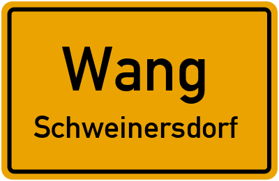 Straßenverzeichnis Wang Schweinersdorf