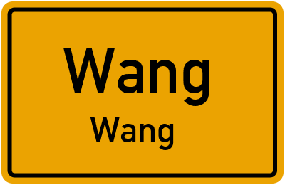 Straßenverzeichnis Wang Wang