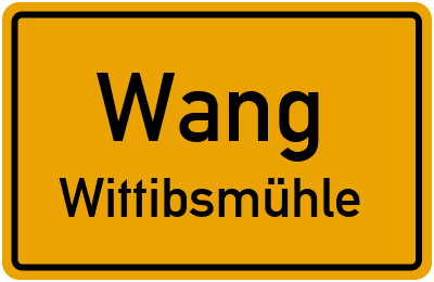 Straßenverzeichnis Wang Wittibsmühle