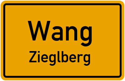 Straßenverzeichnis Wang Zieglberg