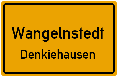 Straßenverzeichnis Wangelnstedt Denkiehausen