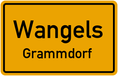 Straßenverzeichnis Wangels Grammdorf