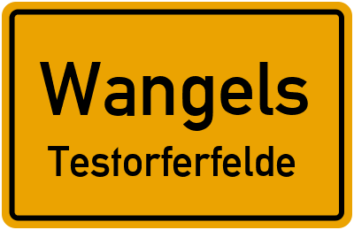 Straßenverzeichnis Wangels Testorferfelde