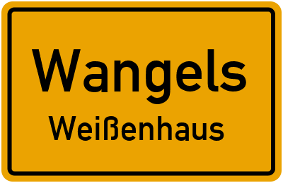 Straßenverzeichnis Wangels Weißenhaus